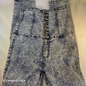 𝅺ROMA Premium High Waisted Blue Denim Women's Size 7